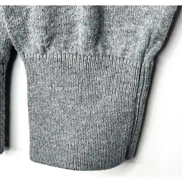 Old Navy Long Sleeve Sweater Women Size Small Solid Basic Gray "C" Logo - Picture 6 of 9